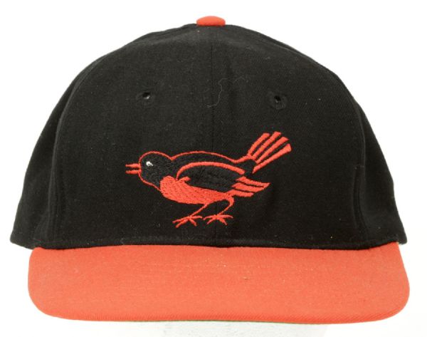 1958-62 Baltimore Orioles Tim McAuliffe Game Worn Cap (Second Era Style) (MEARS LOA) 