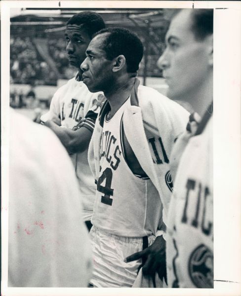 1965 Sam Jones Boston Celtics "The Sporting News Collection Archives" Original Type 1 8" x 10" Photo (Sporting News Collection Hologram/MEARS Type 1 Photo LOA)
