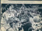 1987-91 Michael Jordan Chicago Bulls Chicago Sun-Times Original Type 1 Laser Photo - Lot of 12 (Sun Times Hologram/MEARS Type 1 Photo LOA)