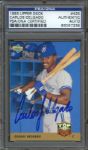1993 Upper Deck Blue Jays Carlos Delgado #425 Signed Card (PSA/DNA)