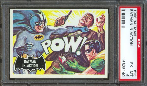 1966 Batman (Black Bat) Batman In Action #15 PSA EX-MT 6