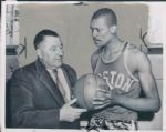 1958 Bill Russell Boston Celtics 7" x 9" Type 1 Production Art SPORT Magazine Collection (MEARS Type 1 LOA)