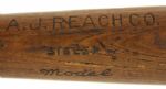 1920's George Sisler Reach Retail Model Bat (MEARS LOA)