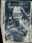 1988-92 Michael Jordan Chicago Bulls "Chicago Sun-Times" Original Type 1 Laser Photo - Lot of 12 (Sun Times Hologram/MEARS Type 1 Photo LOA)