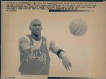 1987-95 Michael Jordan Chicago Bulls "Chicago Sun-Times" Original Type 1 Laser Photo - Lot of 26 (Sun Times Hologram/MEARS Type 1 Photo LOA)