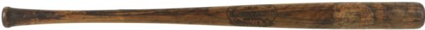 1920s H&B Side Written Professional Model Game Used Bat with Portland Ore. Decal (MEARS LOA) 