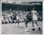 1959-61 Wilt Chamberlain Philadelphia Warriors Original Type 1 Photo - Lot of 3 SPORT Magazine Collection Hologram (MEARS Type 1 Photo LOA)