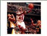 1988-93 Michael Jordan Chicago Bulls Chicago Sun-Times Original Type 1 Photo One With Adversary Jerry Krause - Lot of 14  (Sun Times Hologram/MEARS Type 1 Photo LOA)