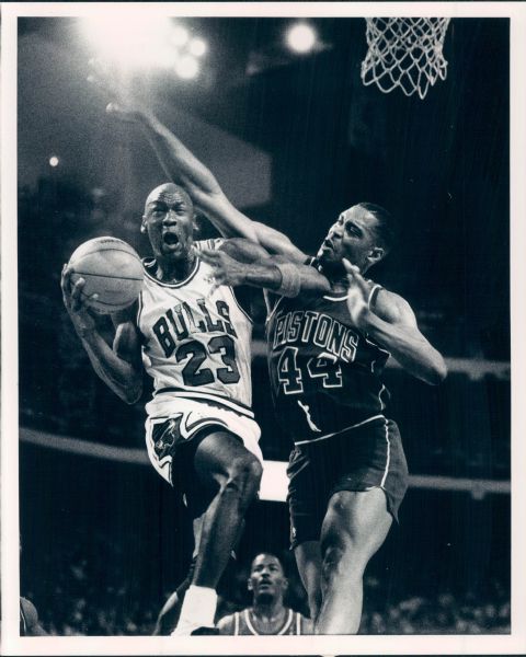 1989 Michael Jordan Chicago Bulls "Chicago Sun-Times" Original Type 1 8" x 10" Photo (Sun Times Hologram/MEARS Type 1 Photo LOA)