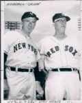 1955 Carl Hubbell & Lefty Grove Reunion Game "The Sporting News Collection Archives" Original Type 1 8" x 10" Photo (Sporting News Collection Hologram/MEARS Type 1 Photo LOA)