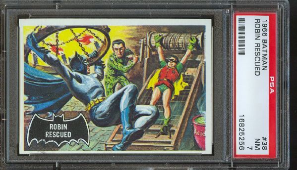 1966 Batman (Black Bat) Robin Rescued #38 PSA NM 7