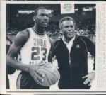 1984-89 Michael Jordan Chicago Bulls Chicago Sun-Times Original Type 1 Laser Photo - Lot of 10 (Sun Times Hologram/MEARS Type 1 Photo LOA)