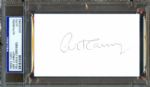 Honeymooners Art Carney Signed Index Card (PSA/DNA)