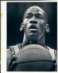 1987 Michael Jordan Chicago Bulls "Chicago Sun-Times" Original Type 1 8" x 10" Photo (Sun Times Hologram/MEARS Type 1 Photo LOA)