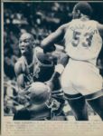 1984-85 Michael Jordan Chicago Bulls Chicago Sun-Times Original Type 1 Laser Photo - Lot of 13 (Sun Times Hologram/MEARS Type 1 Photo LOA)