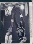 1984-89 Michael Jordan Chicago Bulls Chicago Sun-Times Original Type 1 Laser Photo - Lot of 10 (Sun Times Hologram/MEARS Type 1 Photo LOA)