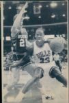 1986-91 Michael Jordan Chicago Bulls Chicago Sun-Times Original Type 1 Laser Photo - Lot of 13 (Sun Times Hologram/MEARS Type 1 Photo LOA)