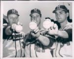 1958 Warren Spahn Milwaukee Braves "The Sporting News Collection Archives" Original Type 1 7" x 9" (Sporting News Collection Hologram/MEARS Type 1 Photo LOA)