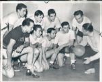 1940-41 Detroit Eagles First Generation Photo - Lot of 6 SPORT Magazine Archives (MEARS Type 1 LOA)