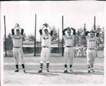 1954-59 Milwaukee Braves The Sporting News Collection Archives Original Type 1 8 x 10 Photo - Lot of 5 (Sporting News Collection Hologram/MEARS Type 1 Photo LOA)