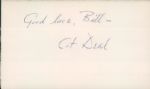 1940-59 Massive Hoard of Baseball Players Signed Index Card - Lot of 582 - JSA