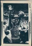 1985-92 MIchael Jordan Chicago Bulls Chicago Sun-Times Original Type 1 Laser Photo - Lot of 12  (Sun Times Hologram/MEARS Type 1 Photo LOA)