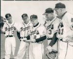 1954-59 Milwaukee Braves The Sporting News Collection Archives Original Type 1 8 x 10 Photo - Lot of 5 (Sporting News Collection Hologram/MEARS Type 1 Photo LOA)