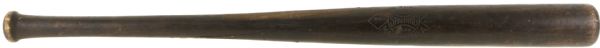 1920s Spalding Hand Turned Hickory Professional Model Game Used and Side Written Bat (MEARS LOA)