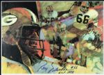 1990s Ray Nitschke Green Bay Packers Signed 8 x 10 Photo - Lot of 2 - JSA 
