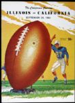 1956 University of Illinois Program Collection Lot of 13 Ray Nitschke Sophomore Season First Season Playing Green Bay Packers Legend