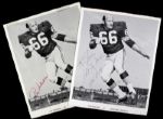 1960s Ray Nitschke Green Bay Packers Vintage Signed 8 "x 10" Photo - Lot of 2 - JSA
