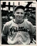 1947-48 Ben Chapman Philadelphia Phillies "The Sporting News Collection Archives" Original Type 1 Photo (Sporting News Collection Hologram/MEARS Type 1 Photo LOA)