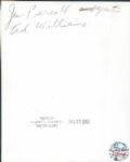 1953-54 Ted Williams Boston Red Sox w/jersey The Sporting News Collection Archives Original Type 1 Photos (The Sporting News Collection Hologram/MEARS Type 1 Photo LOA) - Lot of 2