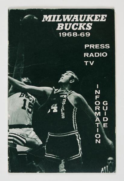 1968-69 Milwaukee Bucks Media Guide (First Season)