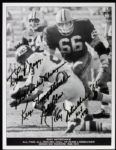 1990 Ray Nitschke Green Bay Packers Signed Photo - Lot of 3 - JSA