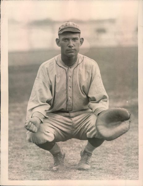 1924-30 circa Johnnie Heving Boston Red Sox "The Sporting News Collection Archives" Original Type 1 6.5" x 8.5" Photo (Sporting News Collection Hologram/MEARS Type 1 Photo LOA)