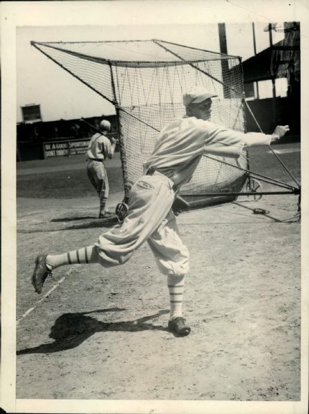 1929 Howard Ehmke Philadelphia Athletics "The Sporting News Collection Archives" Original Type 1 Photo (Sporting News Collection Hologram/MEARS Type 1 Photo LOA)