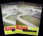 1956 University of Illinois Program Collection Lot of 13 Ray Nitschke Sophomore Season First Season Playing Green Bay Packers Legend