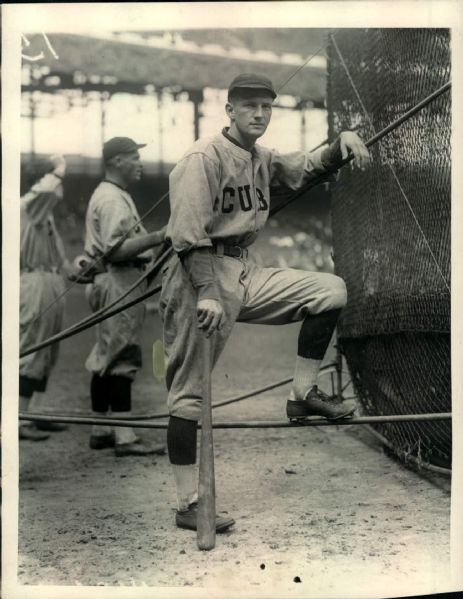 1923 Cliff Heathcote Chicago Cubs "The Sporting News Collection Archives" Original Type 1 6.5" x 8.5" Photo (Sporting News Collection Hologram/MEARS Type 1 Photo LOA)