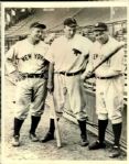 1932 Babe Ruth Lou Gehrig New York Yankees "The Sporting News Collection Archives" Original Type 1 7" x 9" Photo (Sporting News Collection Hologram/MEARS Type 1 Photo LOA)