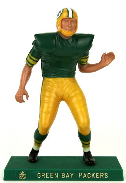1960s Ray Nitschke Green Bay Packers Hartland Statue w/ Original Decals Not on Statue