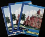 1956 University of Illinois Program Collection - Lot of 10 Ray Nitschke Junior Season Green Bay Packers Legend
