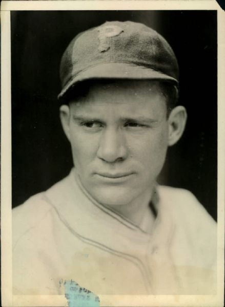 1921-28 circa Johnny Gooch Pittsburgh Pirates "The Sporting News Collection Archives" Original Type 1 5" x 7" Photo (Sporting News Collection Hologram/MEARS Type 1 Photo LOA)