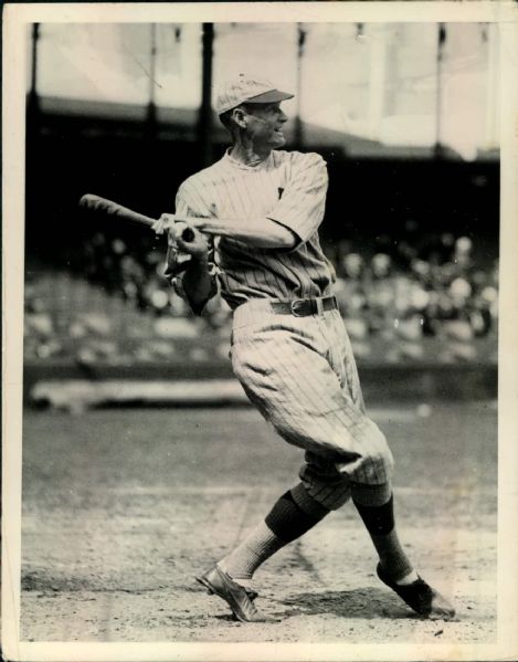 1923 Cy Williams Philadelphia Phillies "The Sporting News Collection Archives" Original Type 1 6.5" x 8.5" Photo (Sporting News Collection Hologram/MEARS Type 1 Photo LOA)
