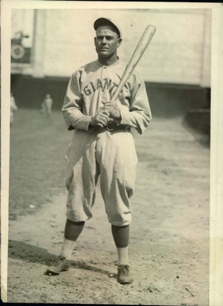 1920-21 Curtis Walker New York Giants "The Sporting News Collection Archives" Original Type 1 Photo (Sporting News Collection Hologram/MEARS Type 1 Photo LOA)