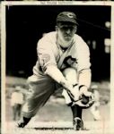 1936-41 circa Hal Trotsky Cleveland Indians "The Sporting News Collection Archives" Original Type 1 7" x 8.5" Photo (Sporting News Collection Hologram/MEARS Type 1 Photo LOA)