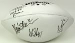 1993-94 NFL Greats Multi Signed Football w/ Marcus Allen Sterling Sharpe Troy Aikman Deacon Jones & Ray Nitschke - JSA