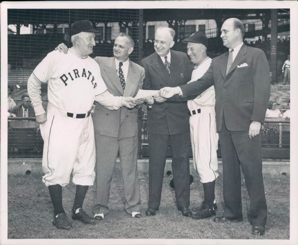 1948-52 Honus Wagner Pittsburgh Pirates "The Sporting News Collection Archives" Original Type 1 8" x 10" Photo (Sporting News Collection Hologram/MEARS Type 1 Photo LOA)