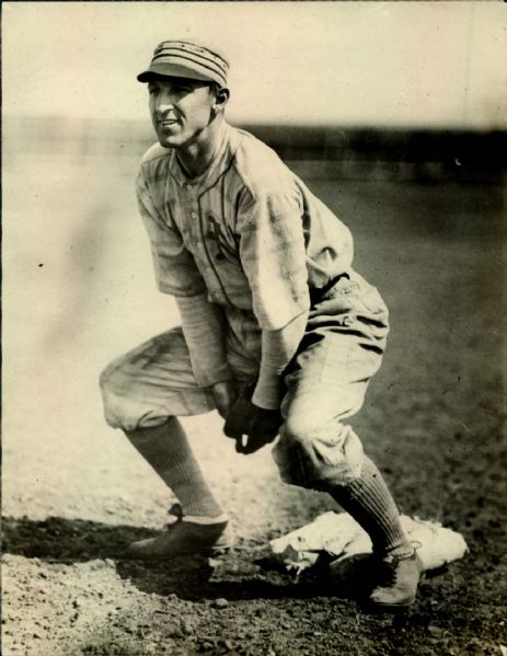 1916 Buck Herzog New York Giants "The Sporting News Collection Archives" Original Type 1 Photo (Sporting News Collection Hologram/MEARS Type 1 Photo LOA)