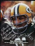 1990s Ray Nitschke Green Bay Packers Signed Photo & Index Card - Lot of 3 - JSA